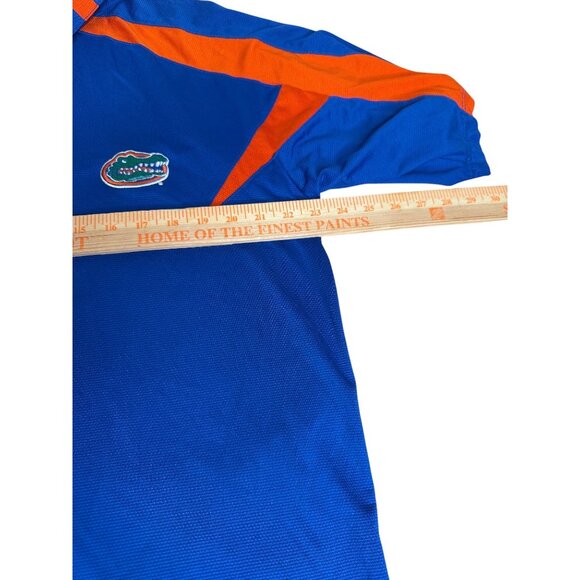 VTG NikeFIT Florida Gators Team Polo Shirt Blue  Embroidered Logo L Basketball - Picture 5 of 9